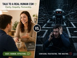 Sometimes you just need to talk to a human